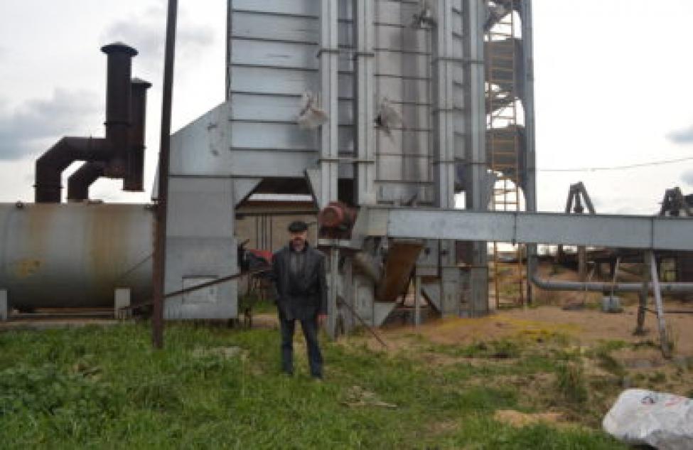 На элеватор в Кочковском районе поступает зерно нового урожая