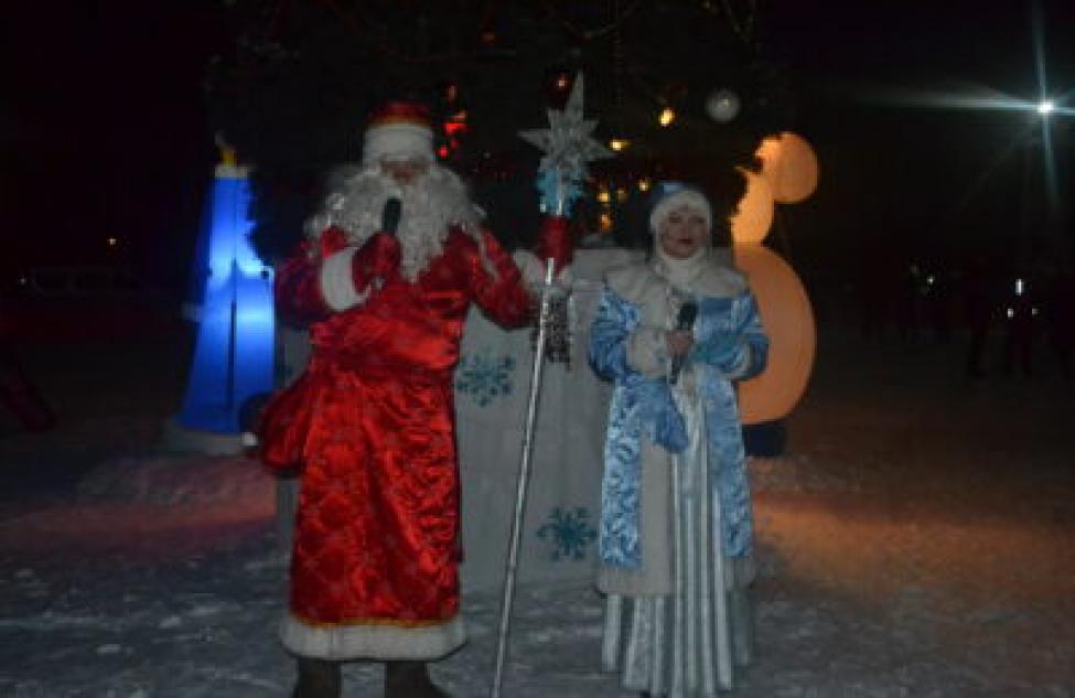 Кочковские дети встречали Новый год с друзьями из Простоквашино