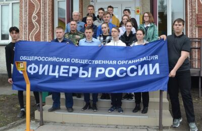 С школьниками Кочковского района встретился офицер и писатель Юрий Соловьев