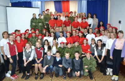 Красносибирских школьников приняли в ряды Юнармии