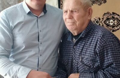 Старейший житель поселка Ермаковский отметил 95-летие