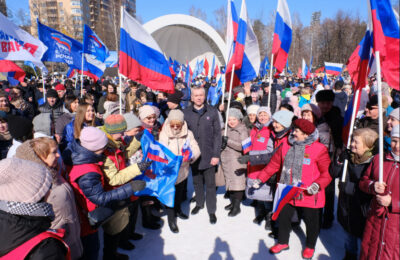В Новосибирской области отметили годовщину воссоединения Крыма с Россией