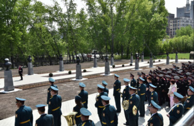 В Новосибирской области открылась Аллея кадетской славы России