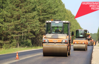 Площадь укладки верхних слоев дорог в Новосибирской области достигла 2 млн квадратных метров