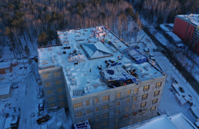 Очередной этап строительства кампуса мирового уровня НГУ пройден в Новосибирской области