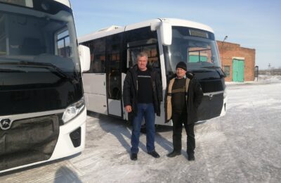 В Кочковском АТП два новых автобуса