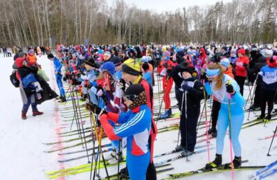 В Новосибирской области прошла массовая лыжная гонка «Лыжня России»