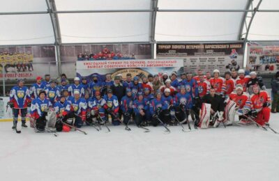В Карасуке состоялся межрегиональный турнир по хоккею среди ветеранов