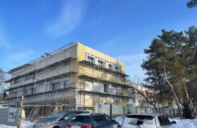 В Краснозерке до конца года два корпуса поликлиники откроются после реконструкции