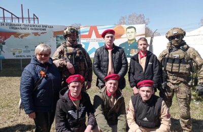 Юнармейцы Кочковского района приняли участие в открытии мемориального комплекса «За нашу Победу»