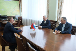 Андрей Травников поблагодарил Сергея Тележинского за укрепление связей Новосибирской области и Республики Беларусь