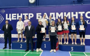 Успехи новосибирцев на первенстве России по бадминтону в Казани