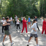 В Новосибирской области сотрудники авиационного предприятия вышли зарядку