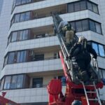 В Новосибирске прошли пожарно-тактические учения в 26-этажном жилом доме
